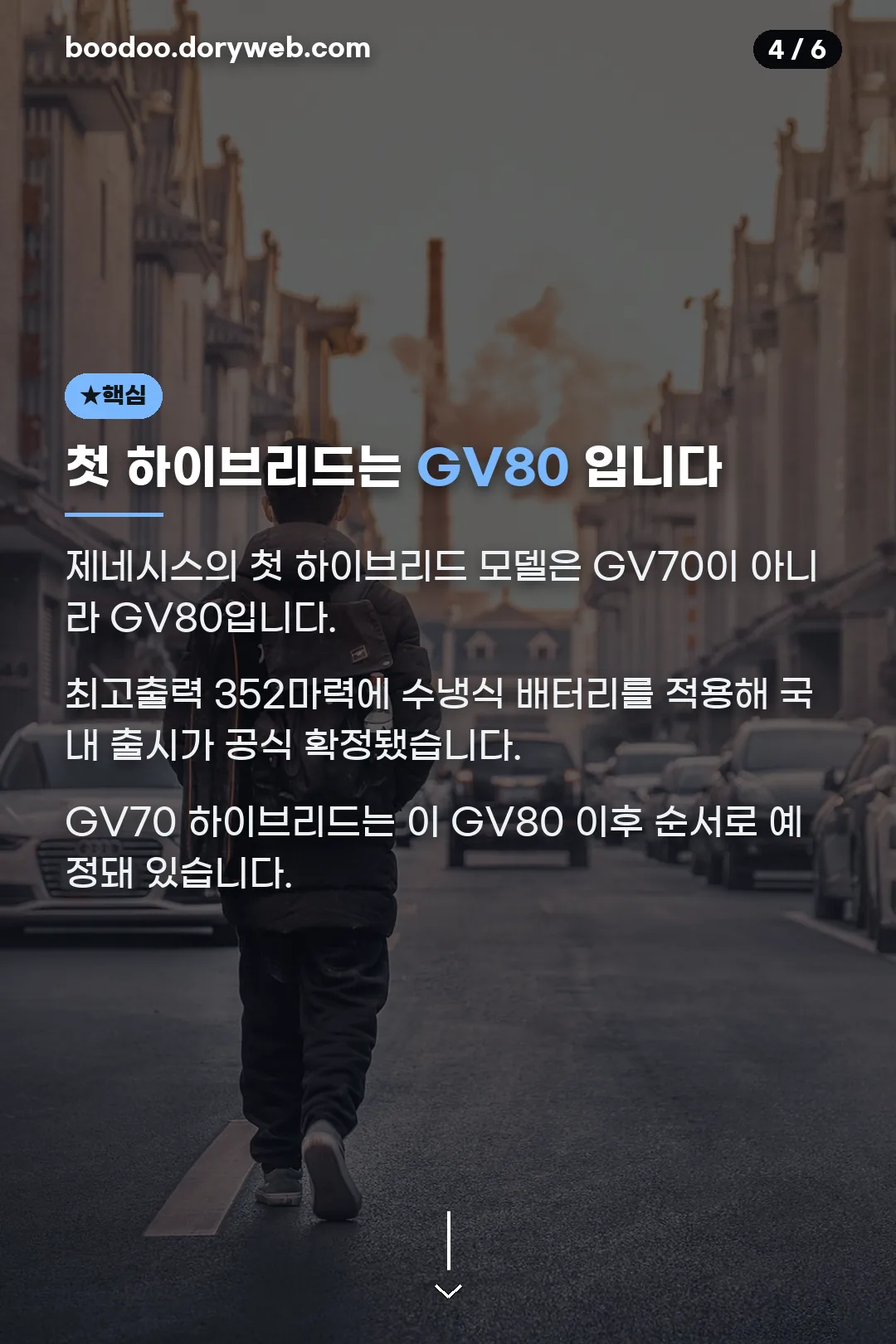제네시스 첫 하이브리드 GV80