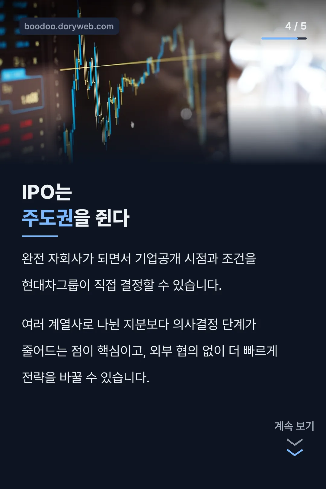 IPO는 주도권을 쥔다